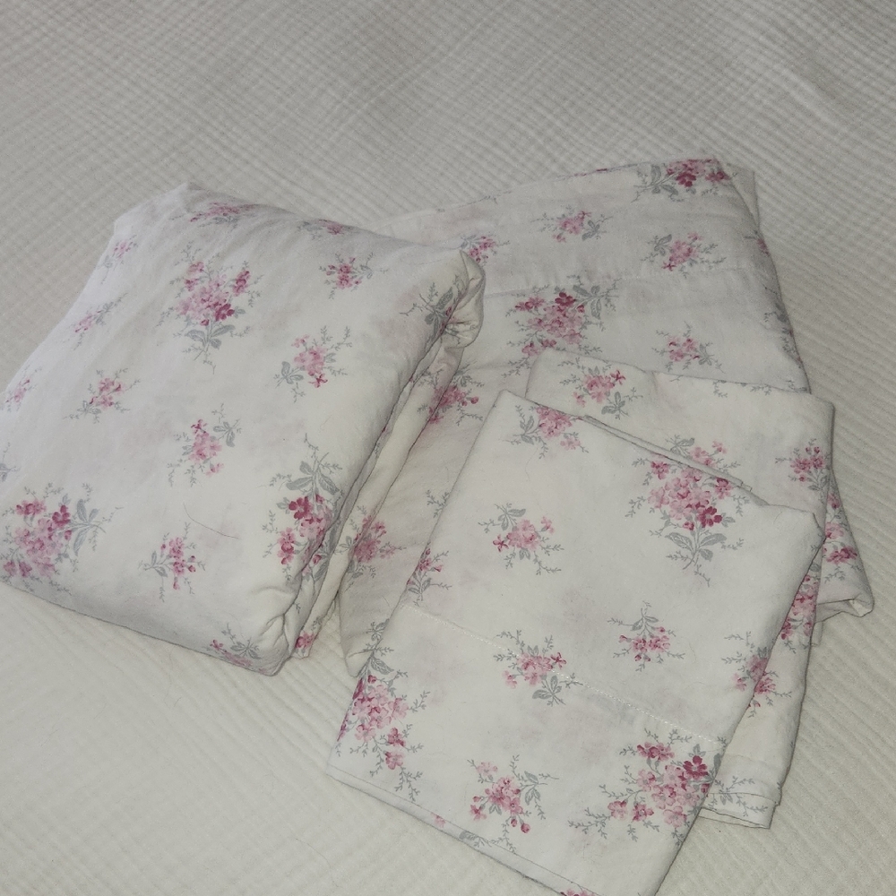 Rachael Ashwell Shabby Chic KING Size Sheet Set 100% Cotton